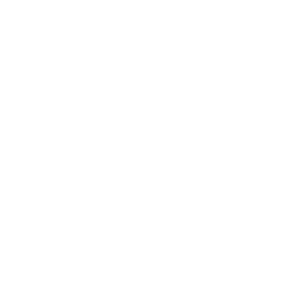 White line icon of a clock with the text 15 min, representing a fast 15-minute customer service response time.