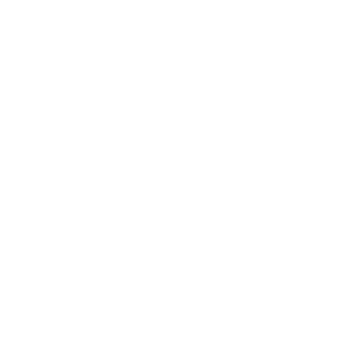 White flat icon of a customer support agent or help desk representative wearing a headset.