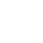 White line icon showing a telephone receiver next to a text chat bubble and a corporate support representative avatar.
